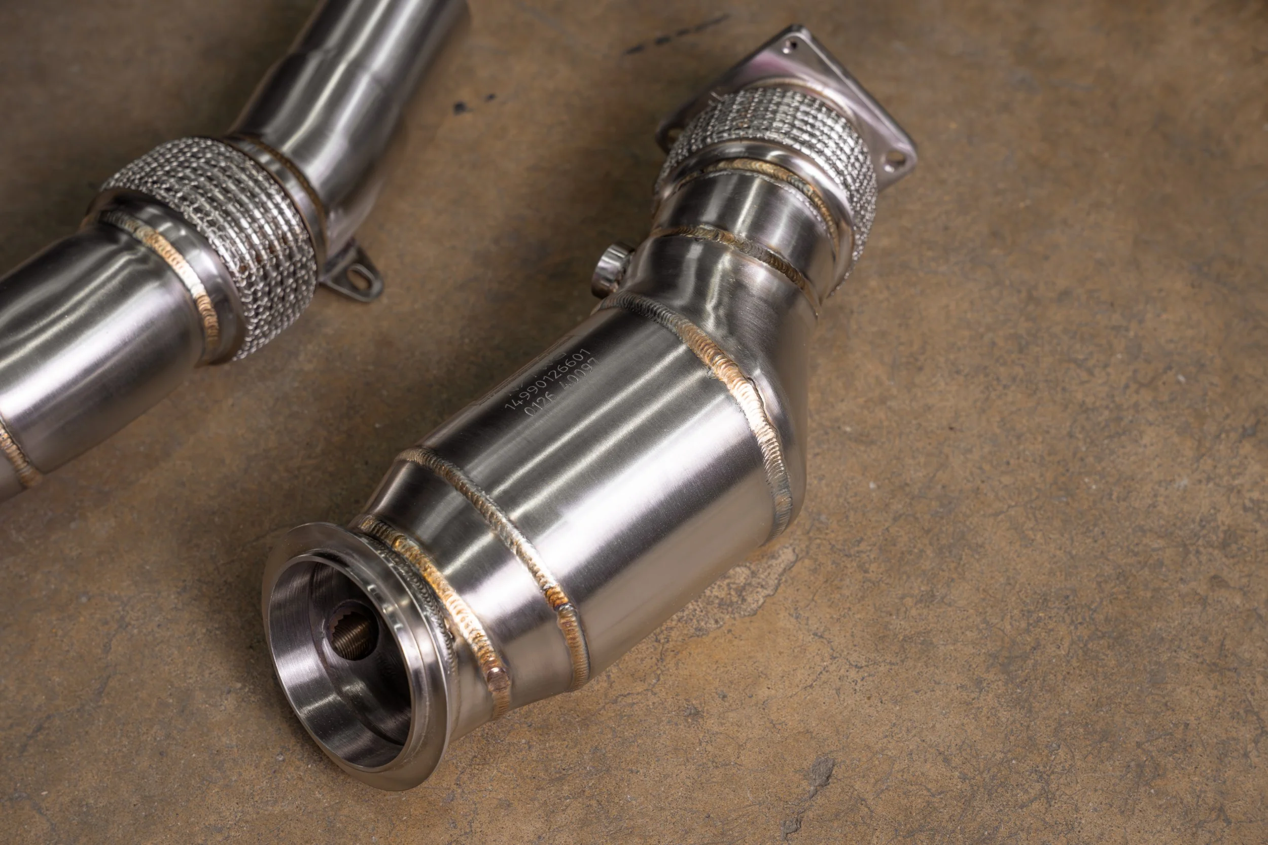 BMW F80/F82/F83/F87C M2C / M3 / M4 400 Cell Catted Downpipes - Image 2
