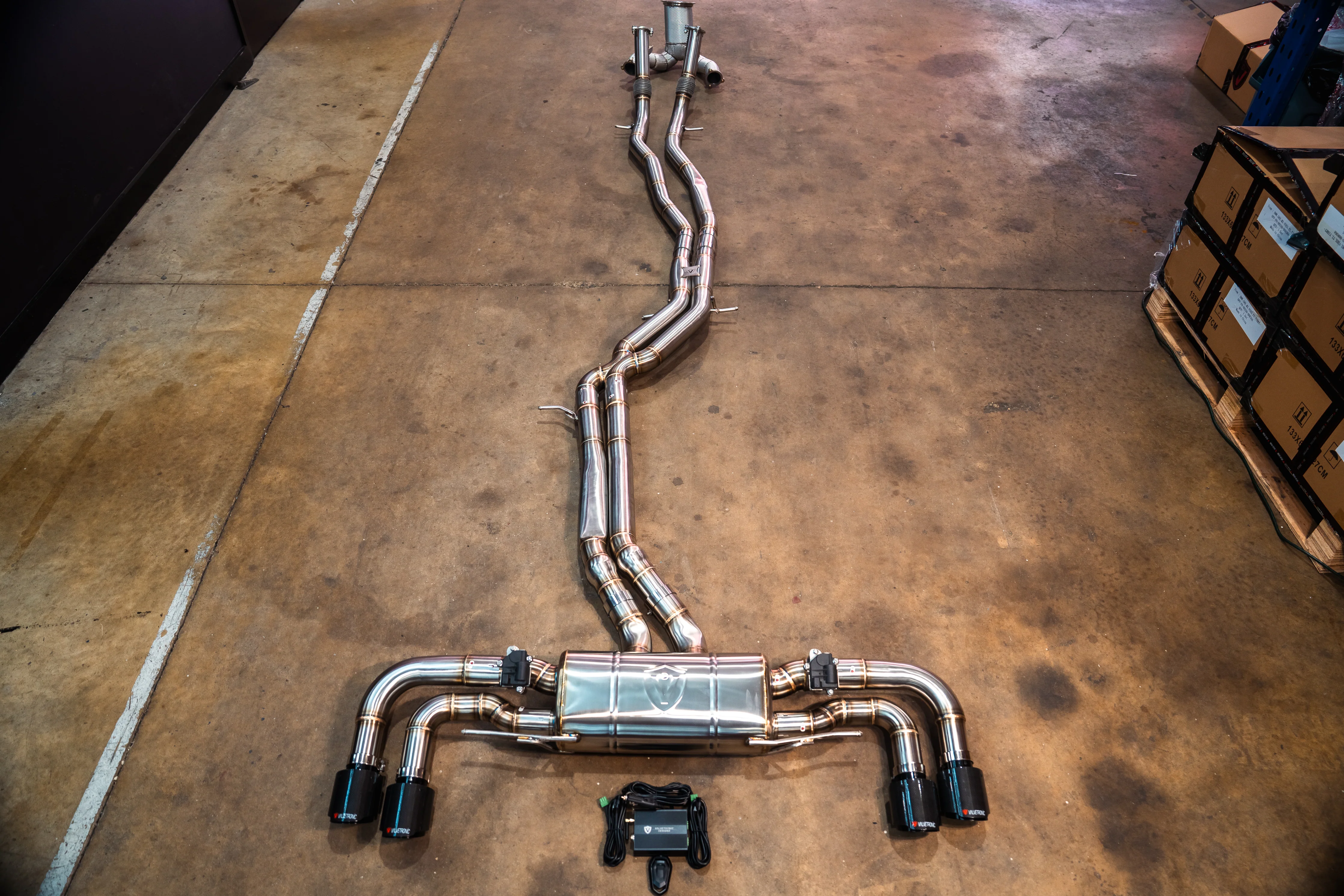 Valved Sport Exhaust System for Porsche 9Y0 Cayenne