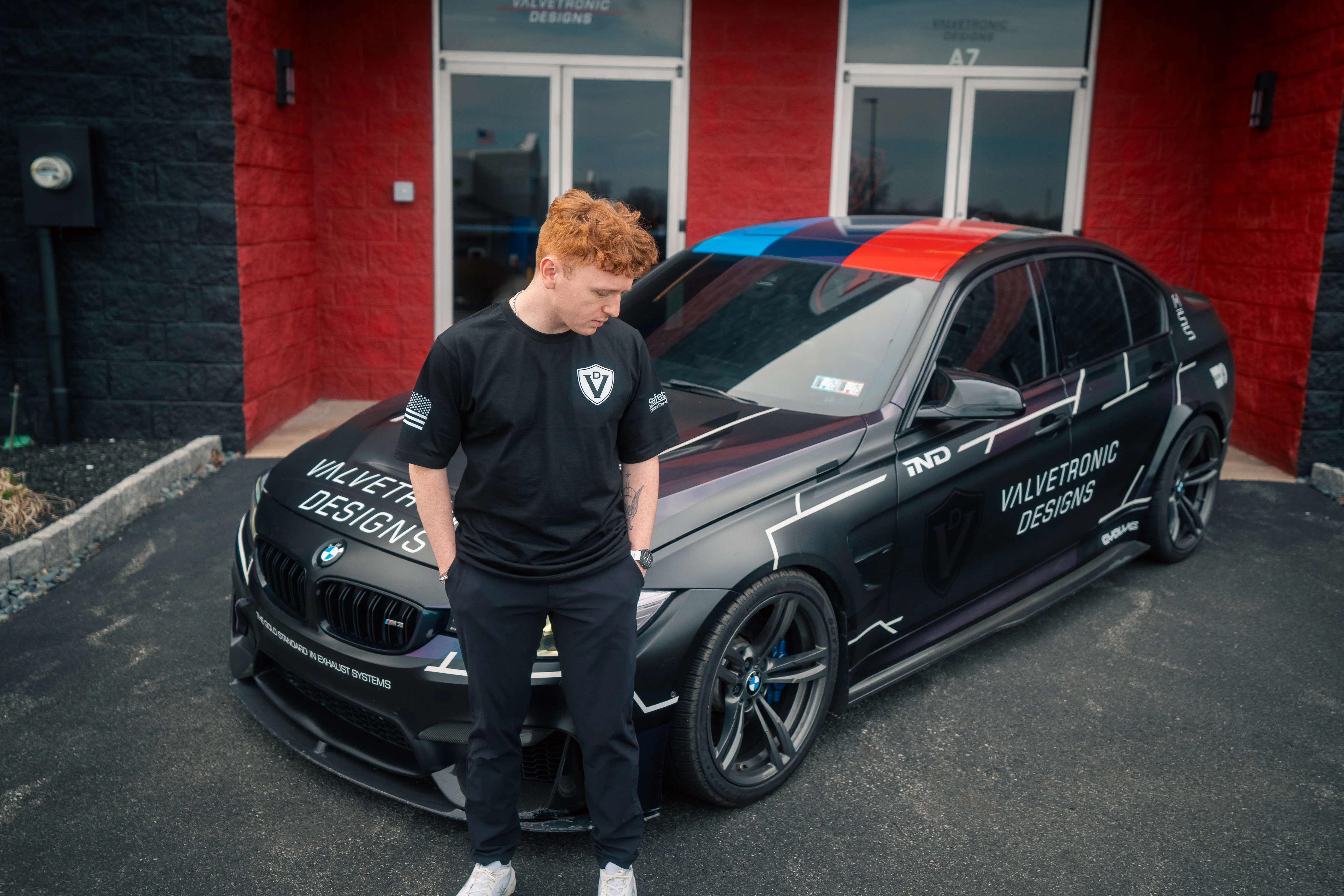 Valvetronic Safety Car Graphic Tee - Image 2